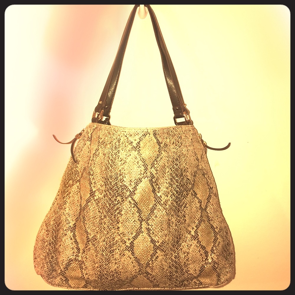 Snakeskin Hobo Bag